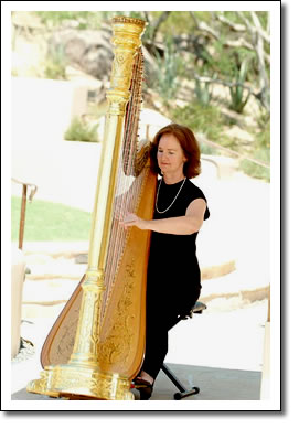 Harpist Adrienne Bridgewater